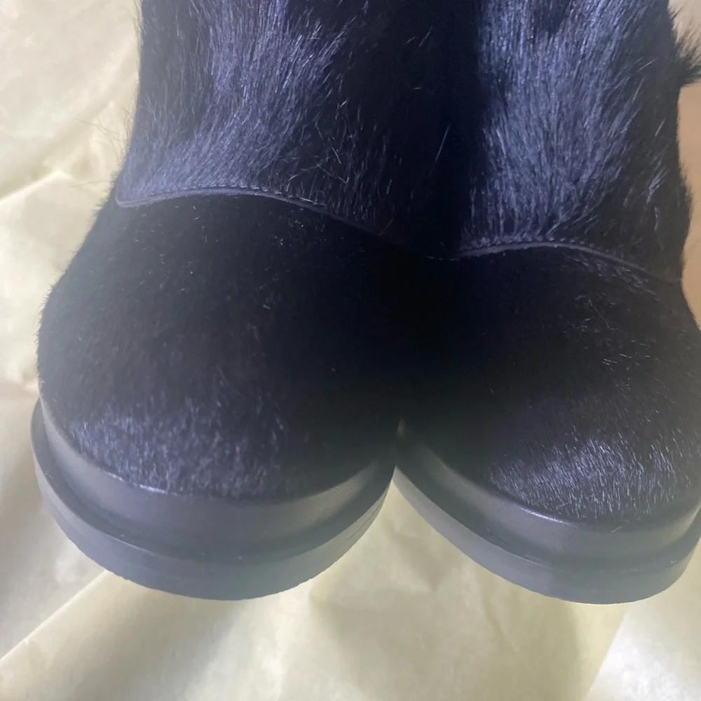 N°21 Alessandro Dell'Acqua Italian Luxury Haircalf Platform Boots